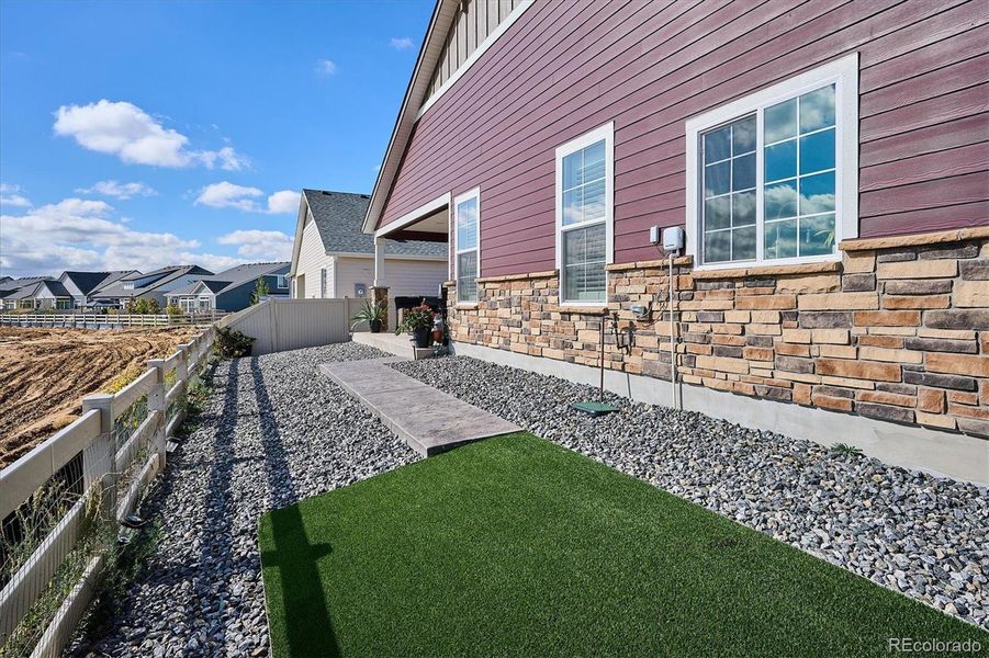 Front exterior of a new home in The Reserve, Aurora, CO, highlighting curb appeal (Image 22). Front exterior of a new home in The Reserve, Aurora, CO, highlighting curb appeal (Image 22).
