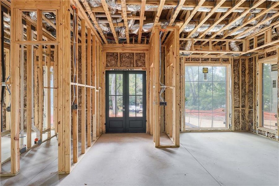 In-progress construction of a new home in , Atlanta, GA (Image 21).