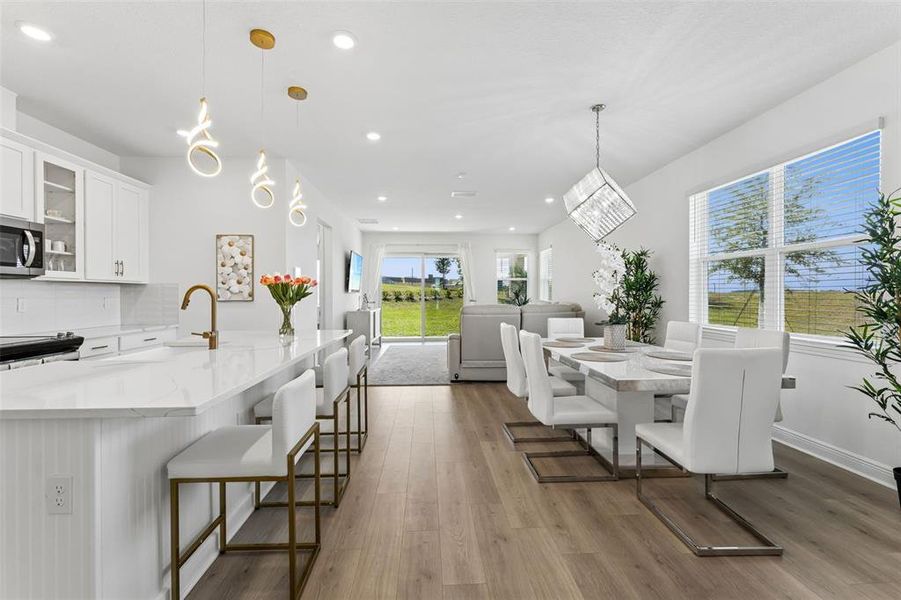 Furnished interior view inside a new home in Hills of Minneola, Minneola (Image 5).