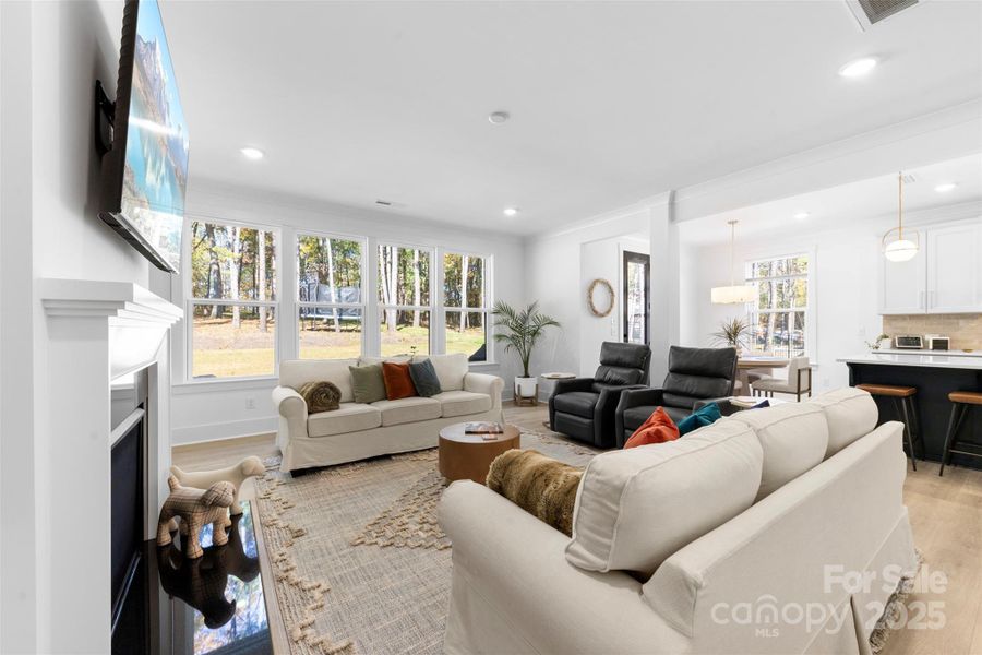 Furnished interior view inside a new home in , Indian Trail (Image 22).