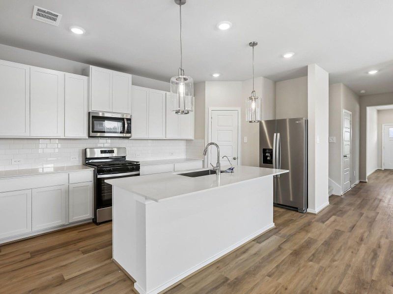 Furnished interior view inside a new home in Heights of Barbers Hill, Baytown (Image 25).