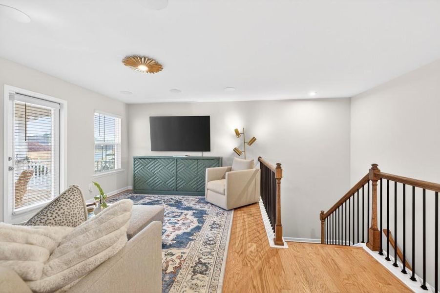 Furnished interior view inside a new home in Reunion, Flowery Branch (Image 59). Furnished interior view inside a new home in Reunion, Flowery Branch (Image 59).