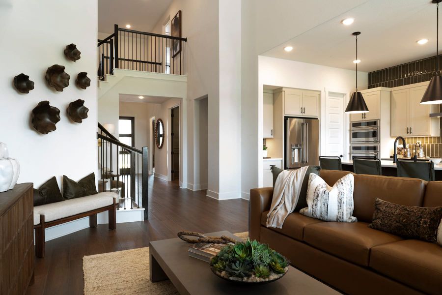 Furnished interior view inside a new home in Lagos Reserve, Manor (Image 9).