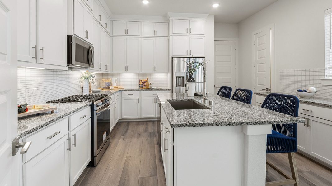 Furnished interior view inside a new home in Shady Acres, Houston (Image 14).