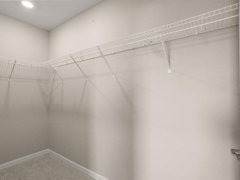 And, it`s complete with a walk-in wardrobe - Aruba townhome by Highland Homes