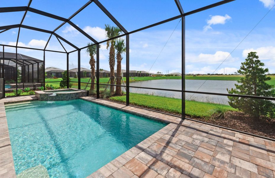 Exterior details and patio area of a home in BeachWalk by Manasota Key, Englewood (Image 28).