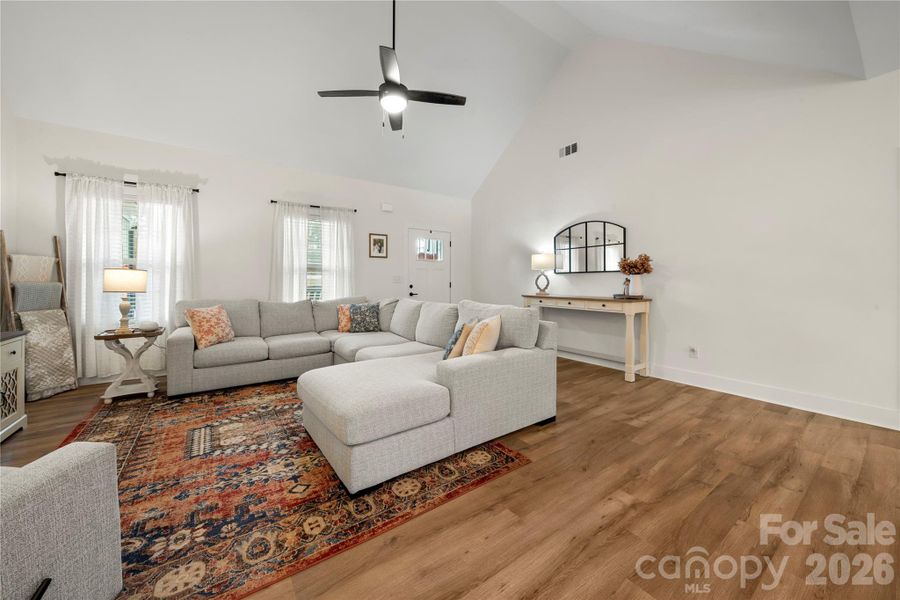 Furnished interior view inside a new home in , Clover (Image 35). Furnished interior view inside a new home in , Clover (Image 35).