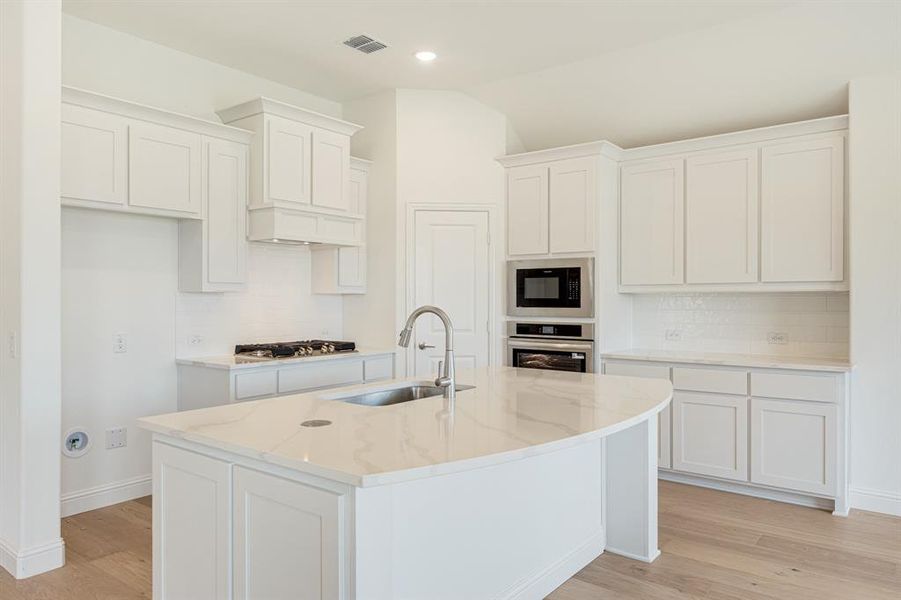 Furnished interior view inside a new home in Hunters Ridge, Crowley (Image 4). Furnished interior view inside a new home in Hunters Ridge, Crowley (Image 4).