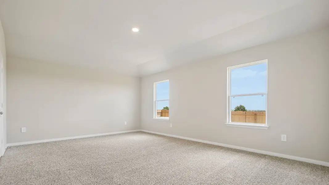 Spacious, unfurnished interior of a new home in Carillon, Manor (Image 24).