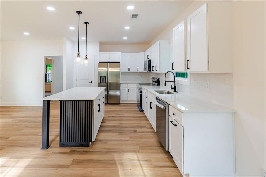 Furnished interior view inside a new home in , Stockbridge (Image 10).