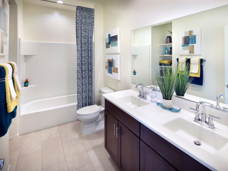 The 2110 floorplan modeled at La Estancia - Arcadia. The 2110 floorplan modeled at La Estancia - Arcadia.