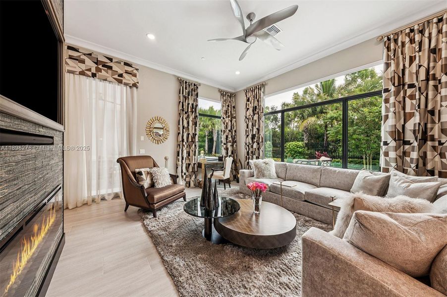 Furnished interior view inside a new home in , Palm Beach Gardens (Image 3).