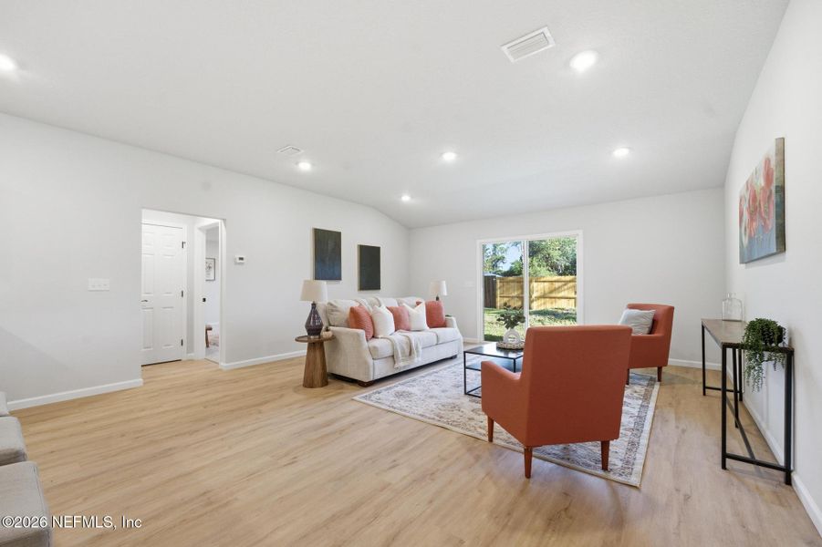 Furnished interior view inside a new home in , Jacksonville (Image 16).