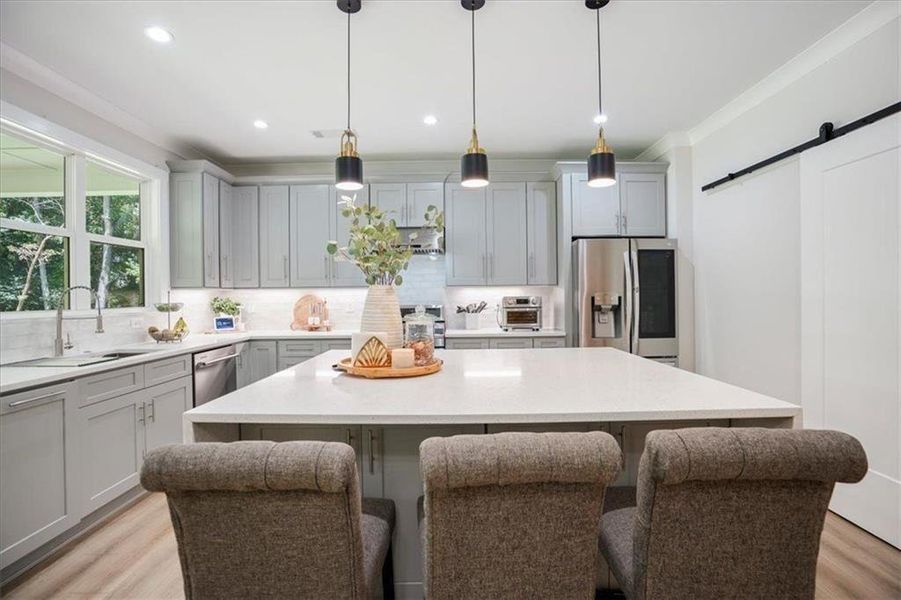Furnished interior view inside a new home in , Acworth (Image 75).