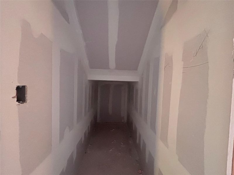 In-progress construction of a new home in The Colony 45s, Bastrop, TX (Image 29).