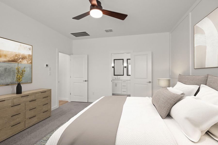 Relaxing primary suite