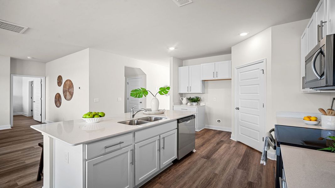Representative furnished interior of a home built from the Elle by D.R. Horton in Laurel Grove, Guyton (Image 12).