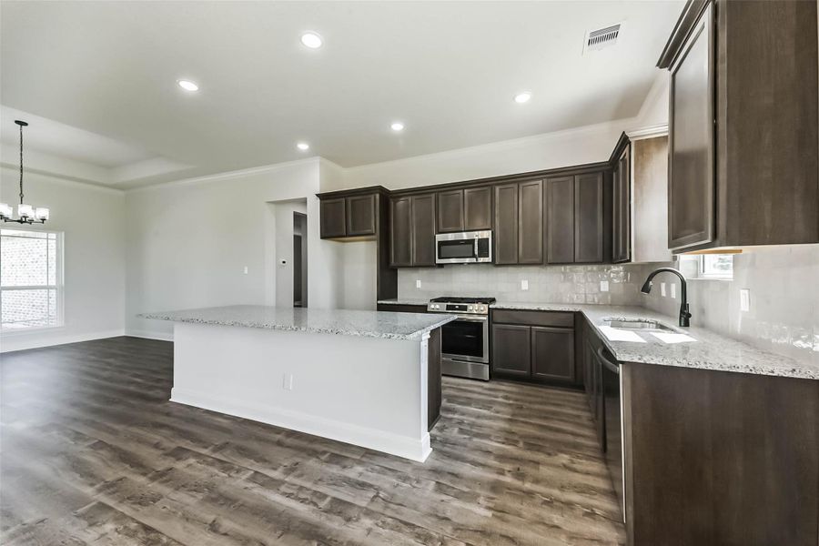 Furnished interior view inside a new home in , Baytown (Image 9).