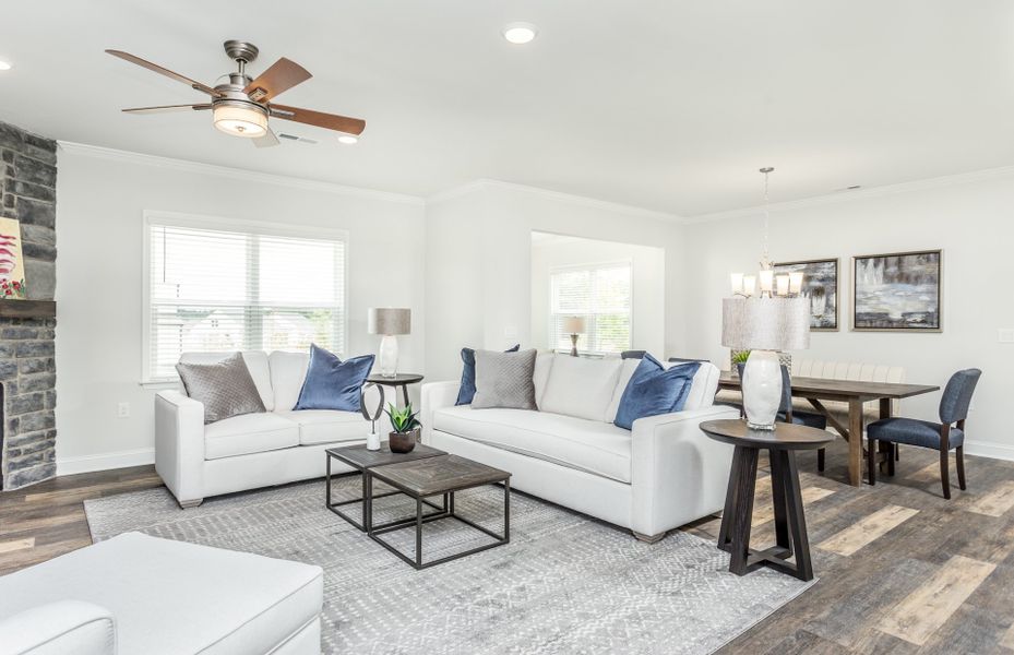 Furnished interior view inside a new home in Solana, Durham (Image 9).
