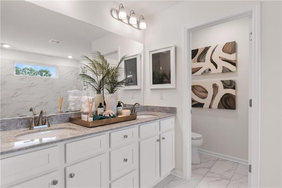 Furnished interior view inside a new home in Abbotts Crossing, Conyers (Image 30).