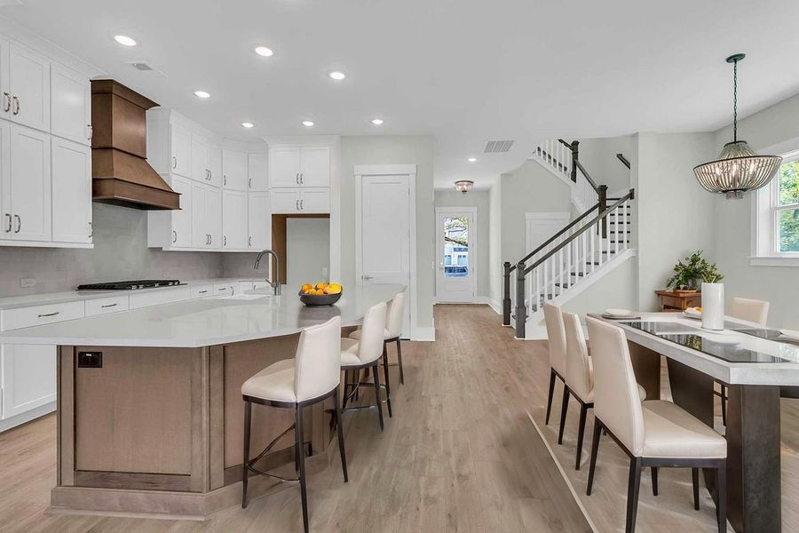Furnished interior view inside a new home in Hidden Ponds Reserve, Awendaw (Image 8).