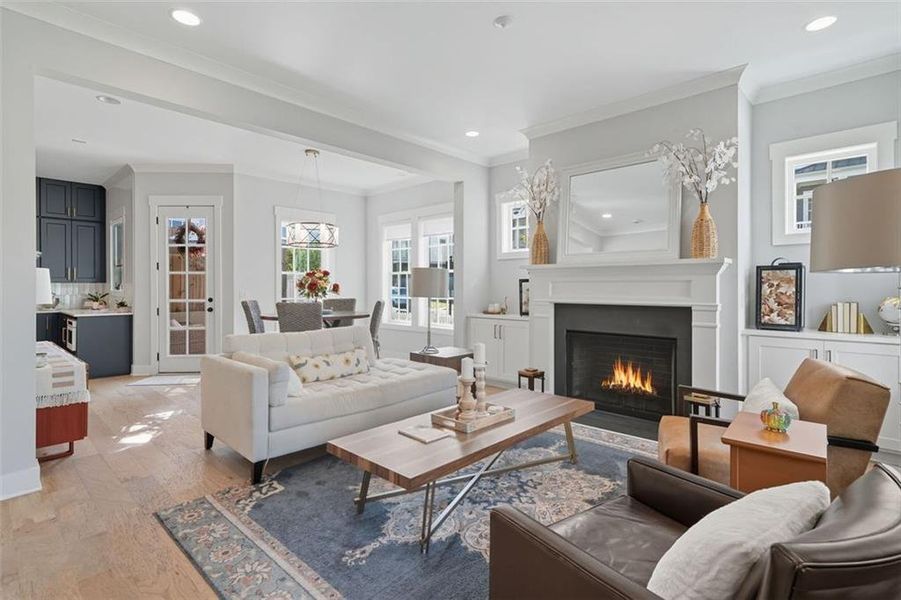 Furnished interior view inside a new home in , Woodstock (Image 37).