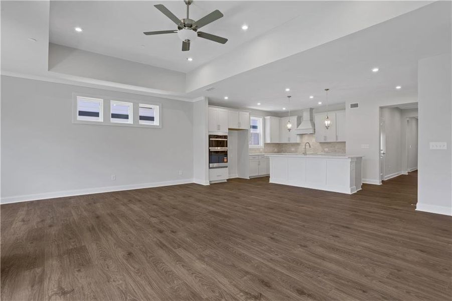 Spacious, unfurnished interior of a new home in Gatherings® at GreenHouse, Marietta (Image 13).