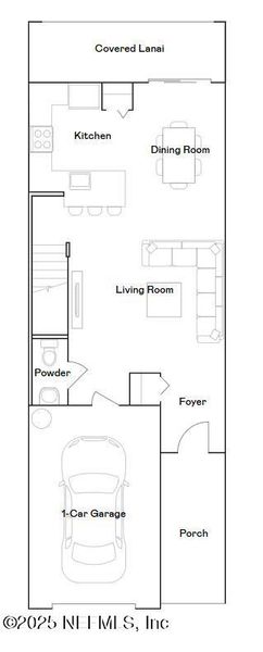 2D floor plan layout of this home in , St. Augustine, FL (Image 5).