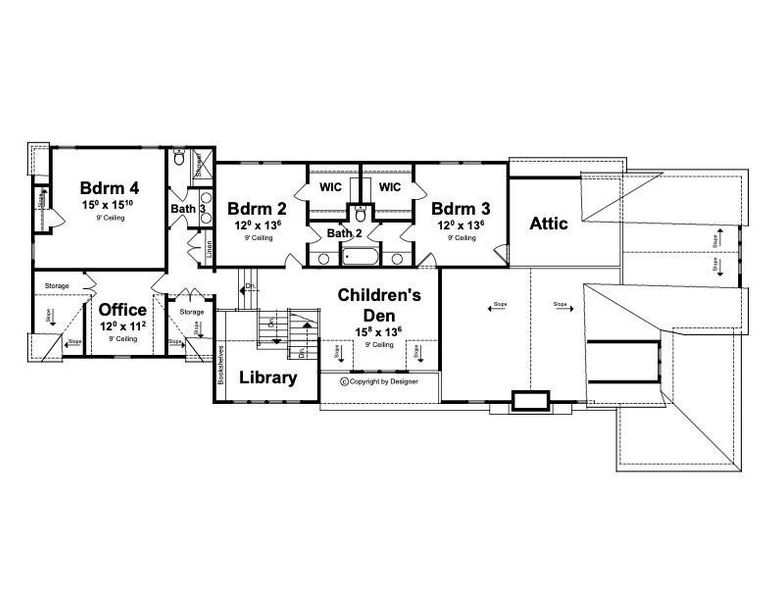 2D floor plan layout of this home in , Acworth, GA (Image 3).