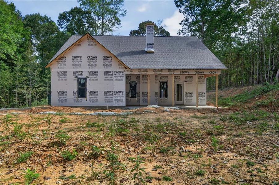 In-progress construction of a new home in , Buchanan, GA (Image 35).