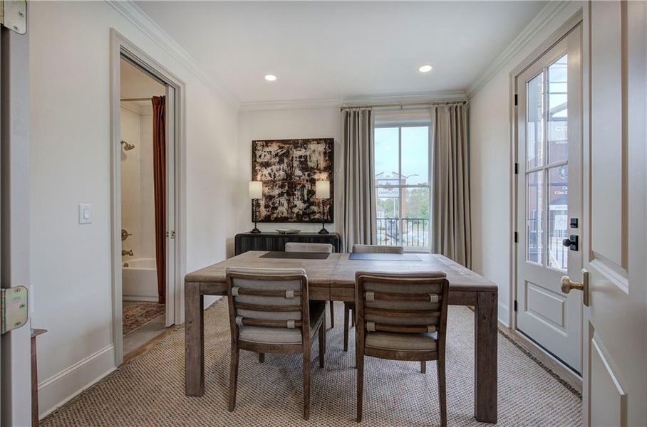 Furnished interior view inside a new home in , Cartersville (Image 41).