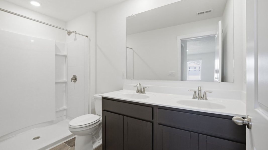 Representative furnished interior of a home built from the Glendale-Basement by D.R. Horton in Belhaven, Knoxville (Image 11).