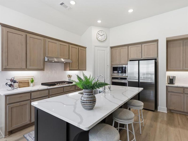 Furnished interior view inside a new home in Thompson Farms, Van Alstyne (Image 14).