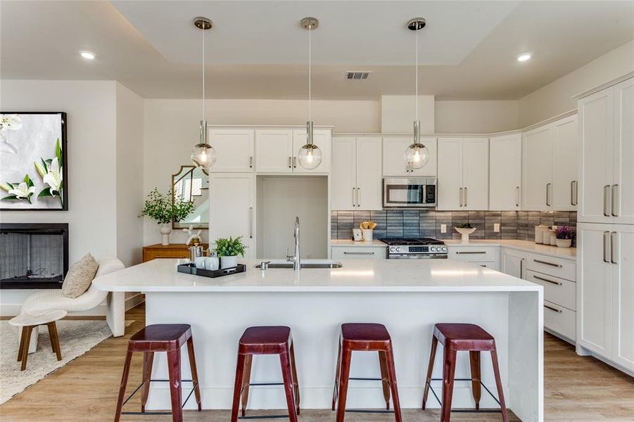 Furnished interior view inside a new home in , Fort Worth (Image 16).