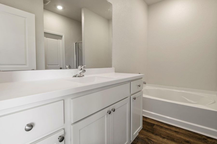 Furnished interior view inside a new home in Trails at Cochran Ranch, Waller (Image 4). Furnished interior view inside a new home in Trails at Cochran Ranch, Waller (Image 4).