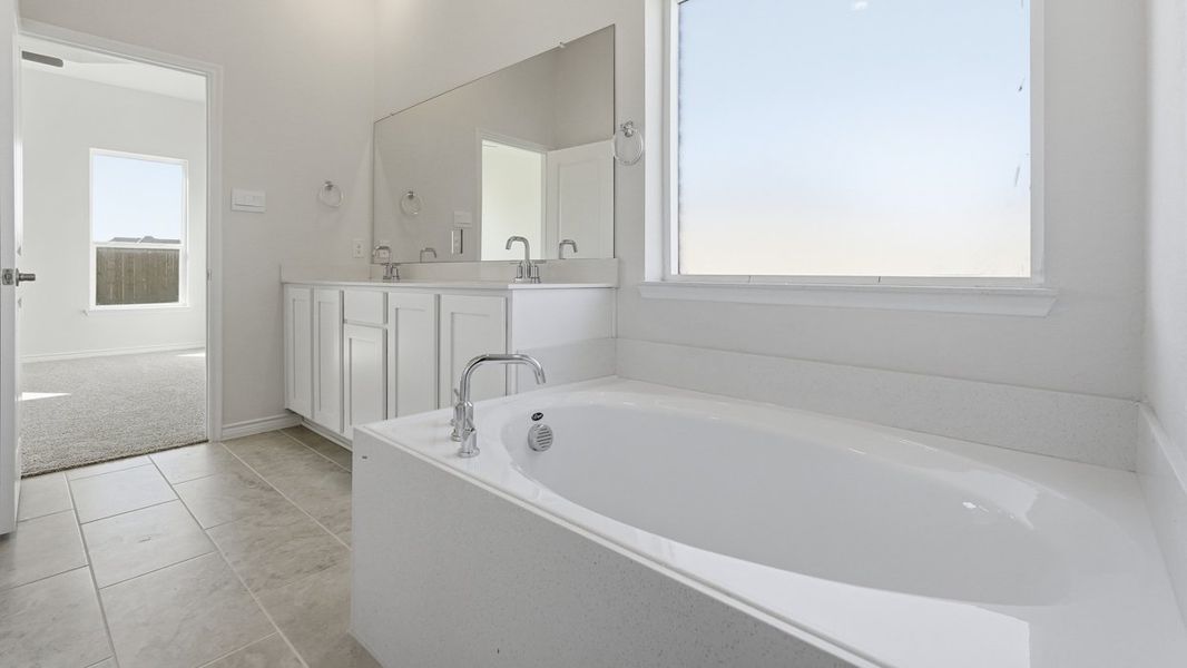 Furnished interior view inside a new home in Lakewood Trails, Forney (Image 9).