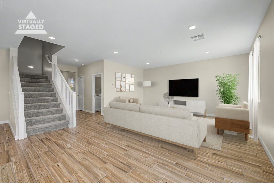 Furnished interior view inside a new home in Wildera, San Tan Valley (Image 7).