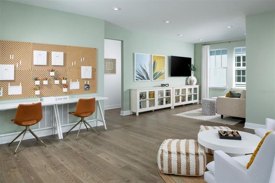 Furnished interior view inside a new home in Celebration - Island Village, Celebration (Image 10). Furnished interior view inside a new home in Celebration - Island Village, Celebration (Image 10).