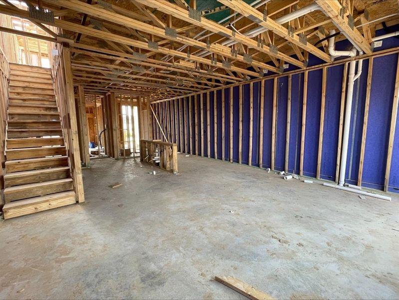 In-progress construction of a new home in The Retreat at Kingsland, Katy, TX (Image 3).