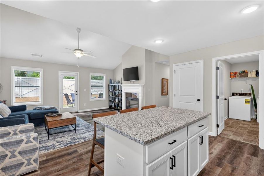 Furnished interior view inside a new home in , Braselton (Image 8).