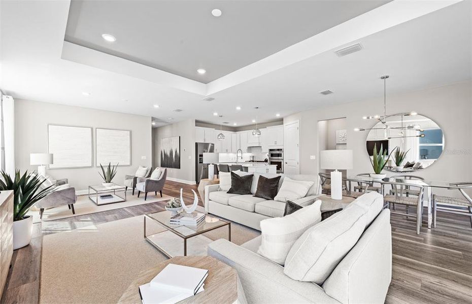 Furnished interior view inside a new home in BeachWalk by Manasota Key, Englewood (Image 19). Furnished interior view inside a new home in BeachWalk by Manasota Key, Englewood (Image 19).