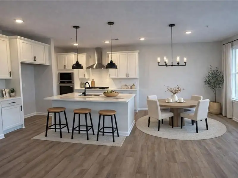 Furnished interior view inside a new home in Hemingway, Cumming (Image 12).