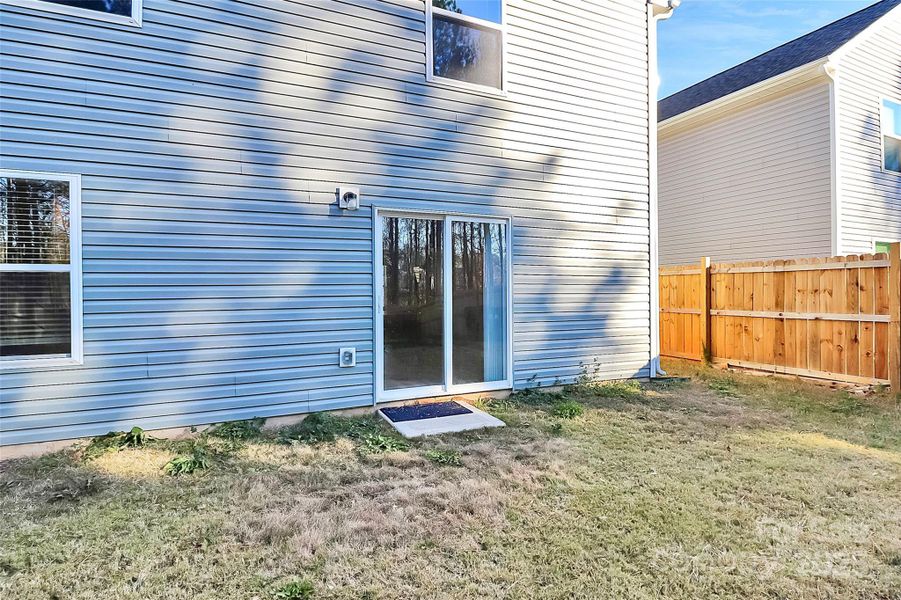 Exterior details and patio area of a home in Creedmore Hills, Charlotte (Image 28). Exterior details and patio area of a home in Creedmore Hills, Charlotte (Image 28).