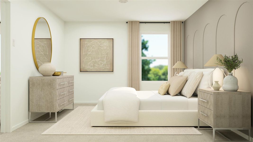 Furnished interior view inside a new home in Synova, Crosby (Image 7).