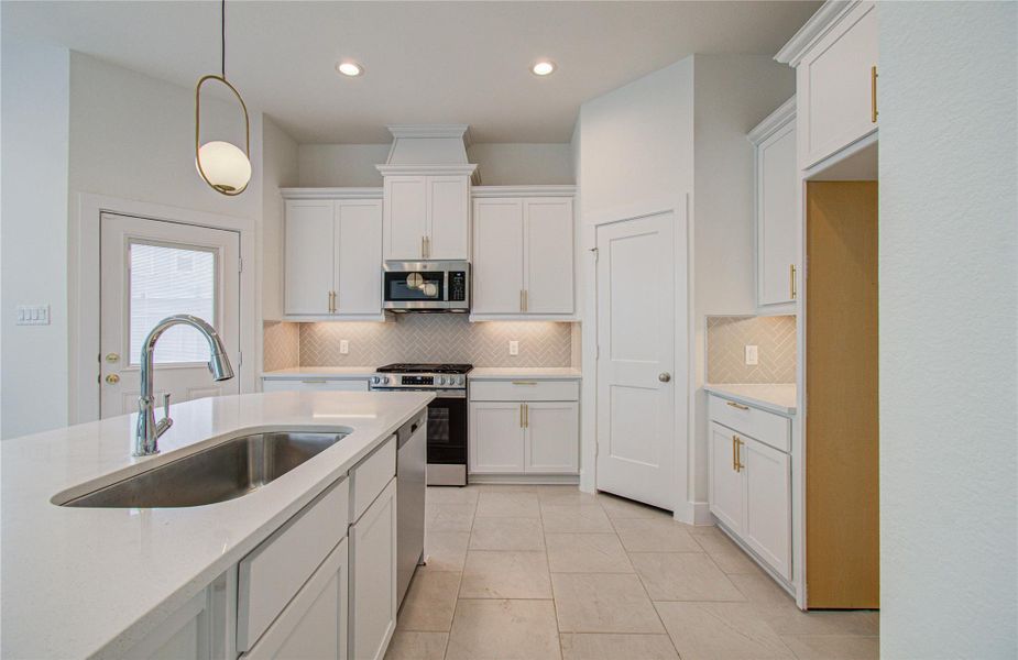 Furnished interior view inside a new home in , Cypress (Image 33).