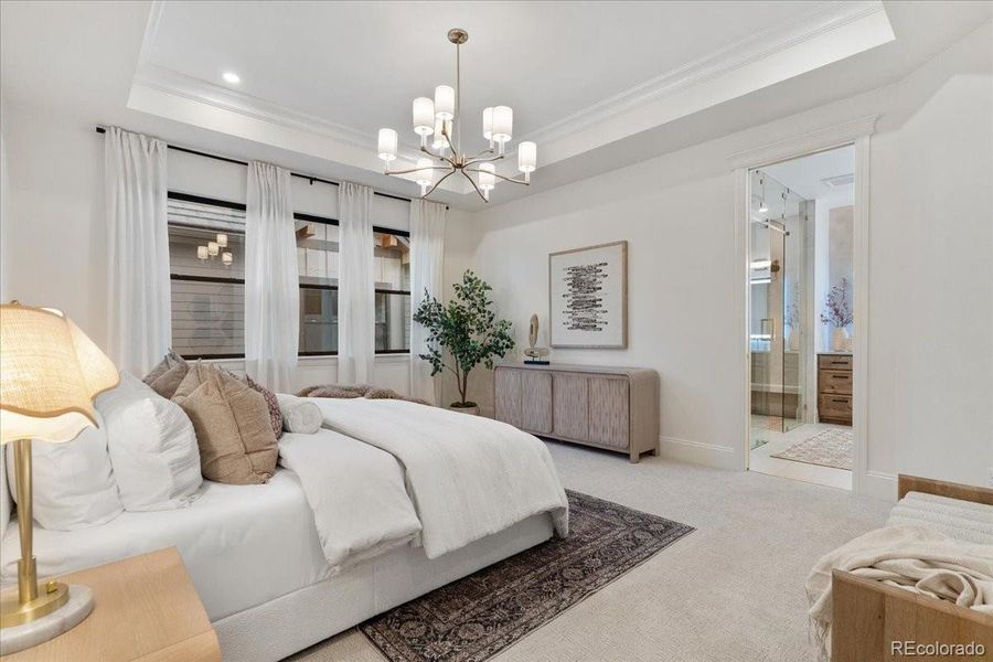 Furnished interior view inside a new home in , Berthoud (Image 45).