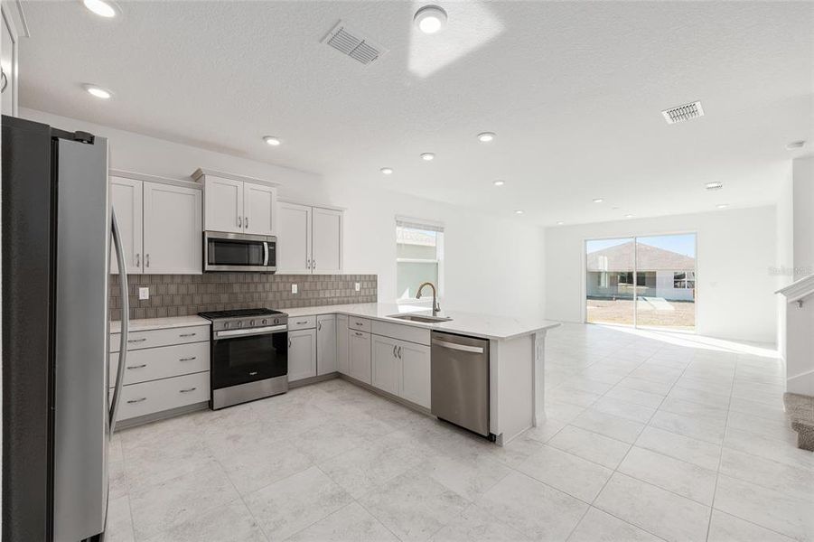 Furnished interior view inside a new home in Calesa Township, Ocala (Image 6). Furnished interior view inside a new home in Calesa Township, Ocala (Image 6).