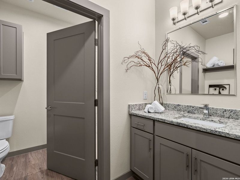 Furnished interior view inside a new home in , New Braunfels (Image 6).