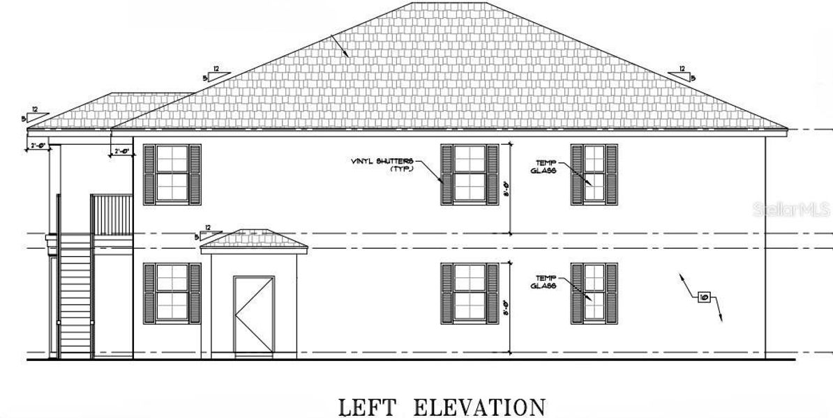 Exterior rendering of this home design in , Reunion, FL (Image 7).