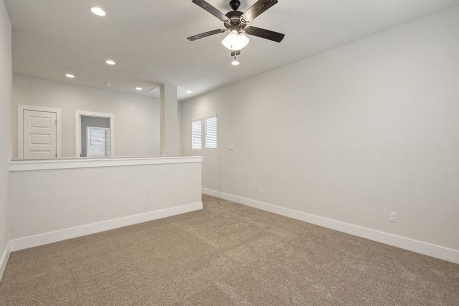 Representative unfurnished interior of a home built from the Greenbriar by Pacesetter Homes in Orchard Ridge, Liberty Hill (Image 30). Representative unfurnished interior of a home built from the Greenbriar by Pacesetter Homes in Orchard Ridge, Liberty Hill (Image 30).